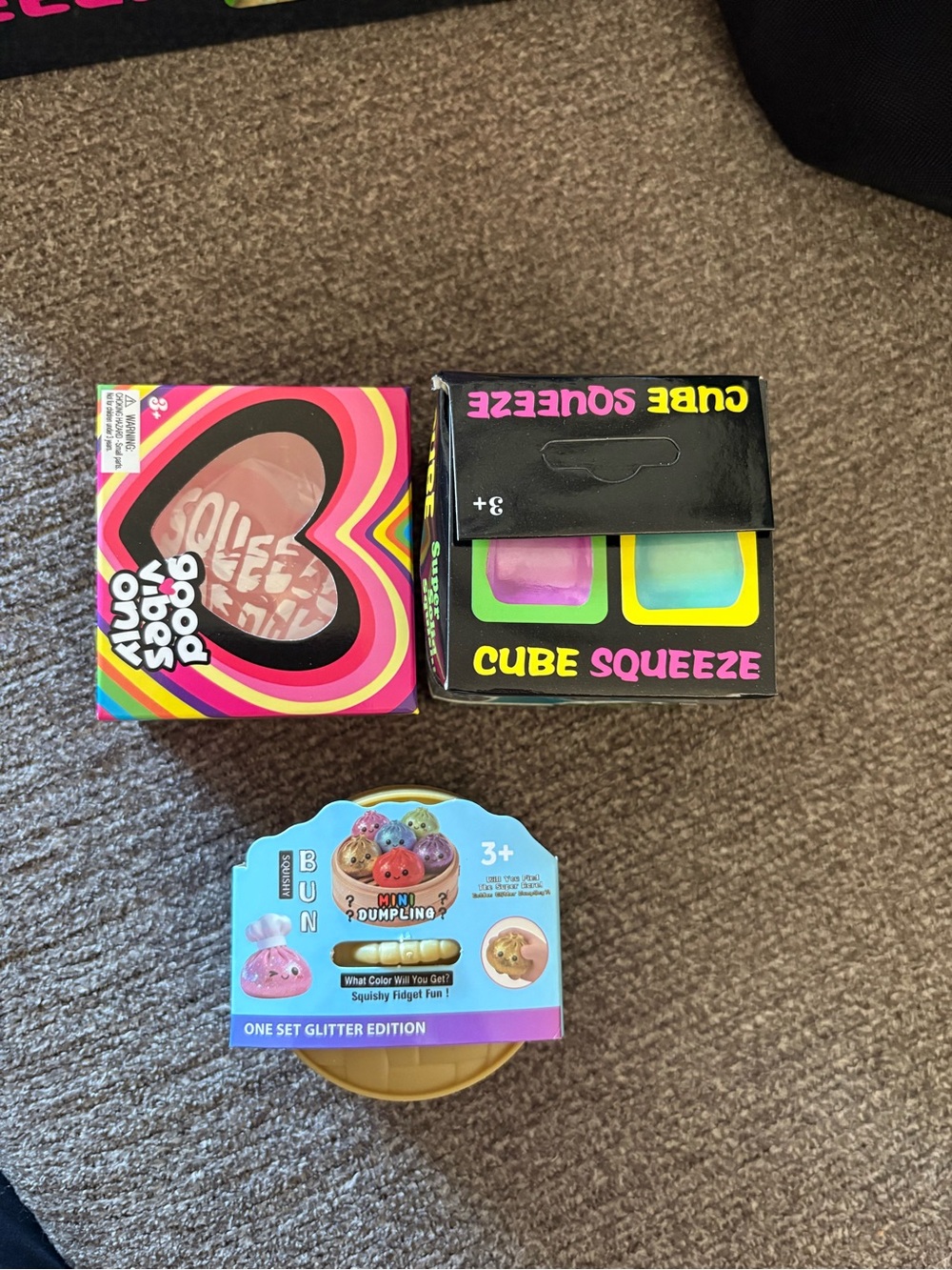 Squishy Bundle Set Of 3 Mix